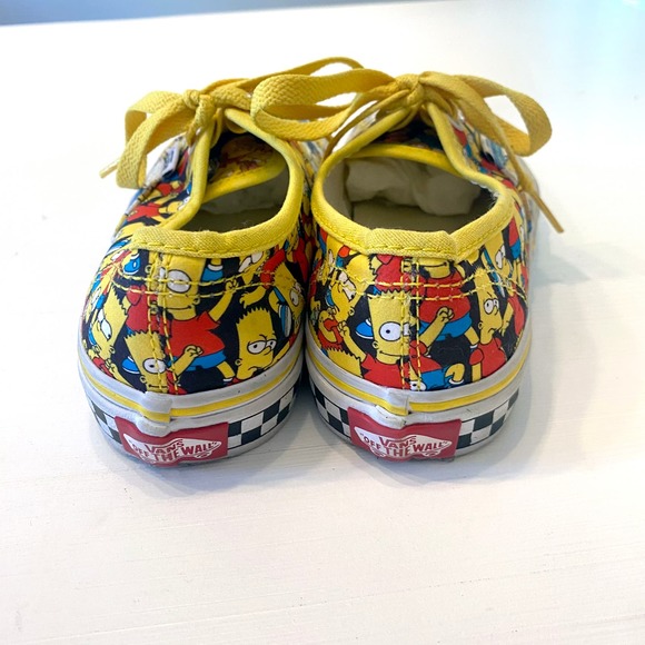 Rare Kid's Youth Matt Groening The Simpsons Vans Sneakers US Size 1.5 Y 1.5Y - Picture 6 of 12